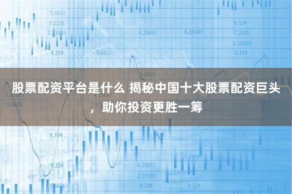 股票配资平台是什么 揭秘中国十大股票配资巨头,助你投资更胜一筹